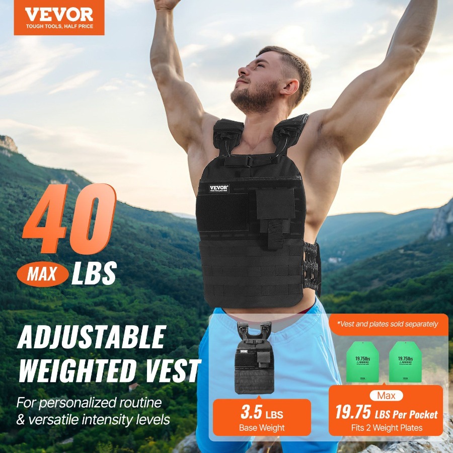 40lb Adjustable Weighted Vest  – обзор и цена Crossfit Weight Vest