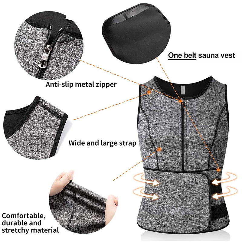 Men Neoprene Sauna Sweat Vest  – обзор и цена Crossfit Weight Vest