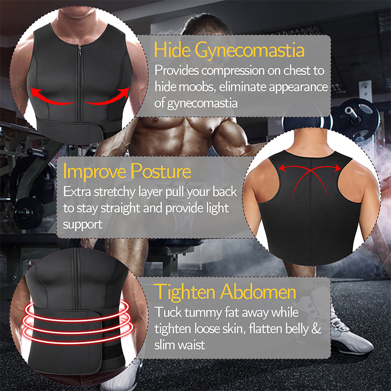 Men Neoprene Sauna Sweat Vest  – обзор и цена Crossfit Weight Vest