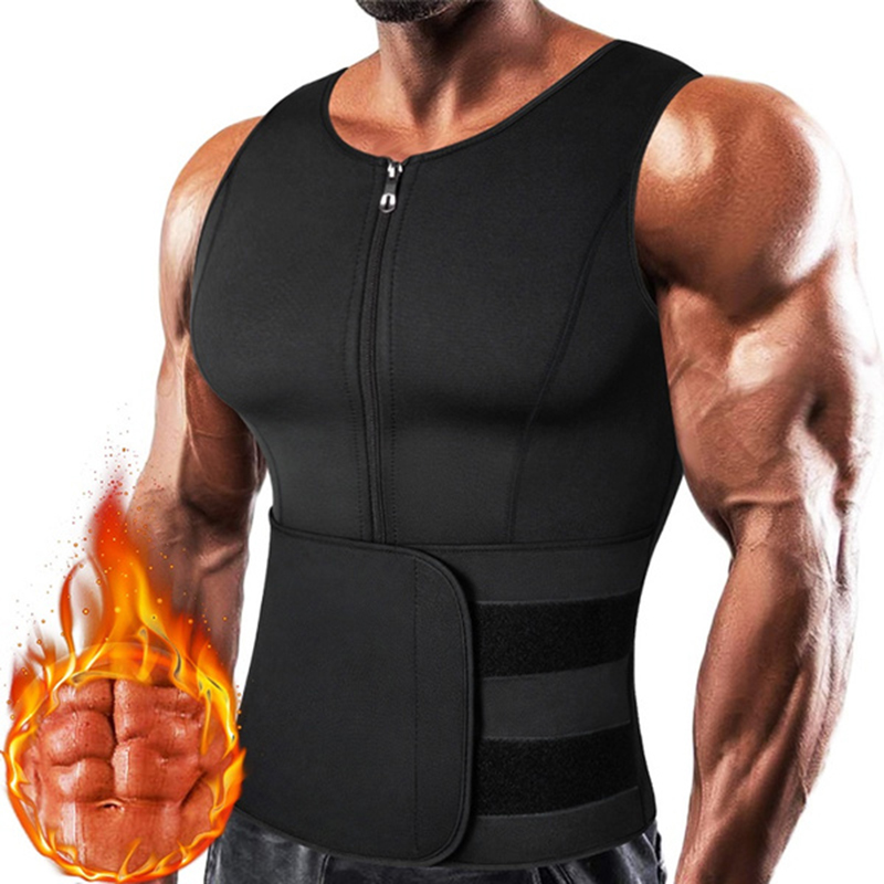 Men Neoprene Sauna Zipper Wais – обзор и цена Crossfit Weight Vest