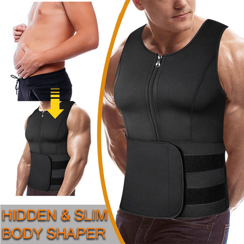 Men Neoprene Sauna Zipper Wais – обзор и цена Crossfit Weight Vest