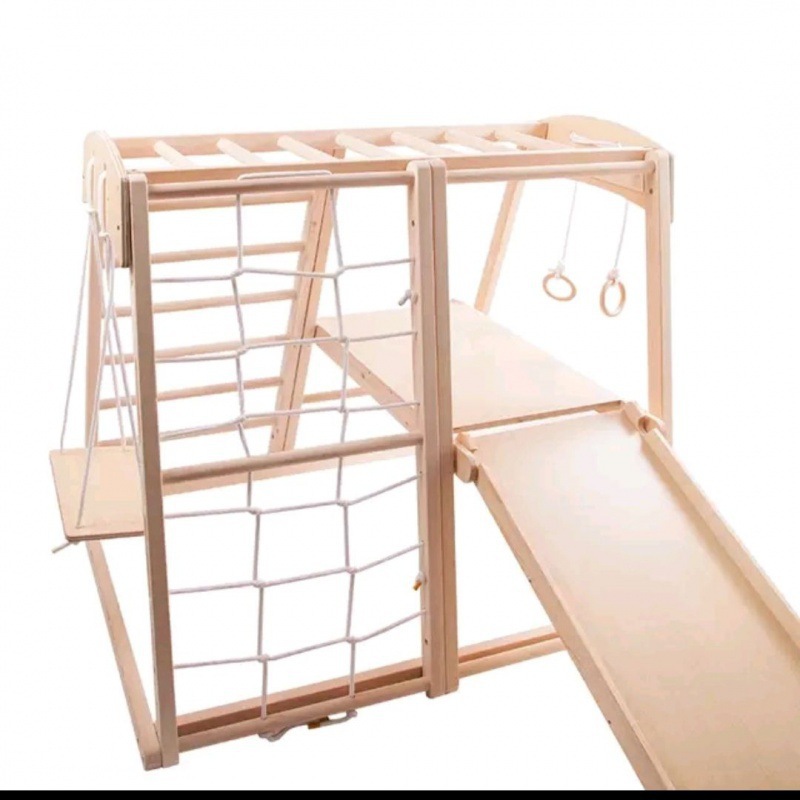 Indoor Playground Montessori B – обзор и цена Gymnastic Ring Wood
