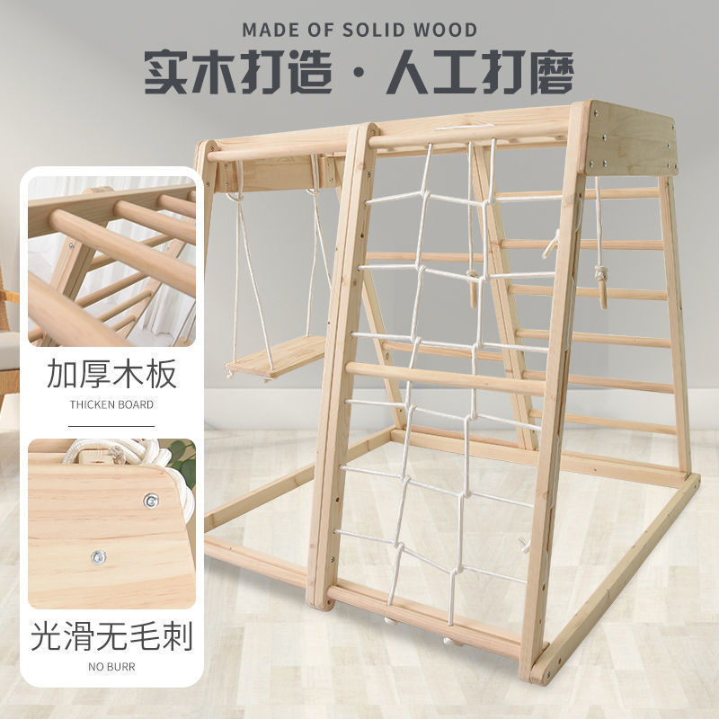 Indoor Playground Montessori B – обзор и цена Gymnastic Ring Wood