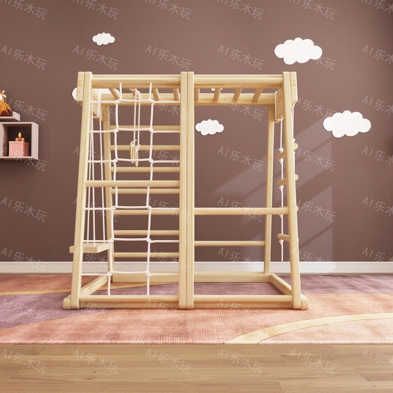 Indoor Playground Montessori B – обзор и цена Gymnastic Ring Wood