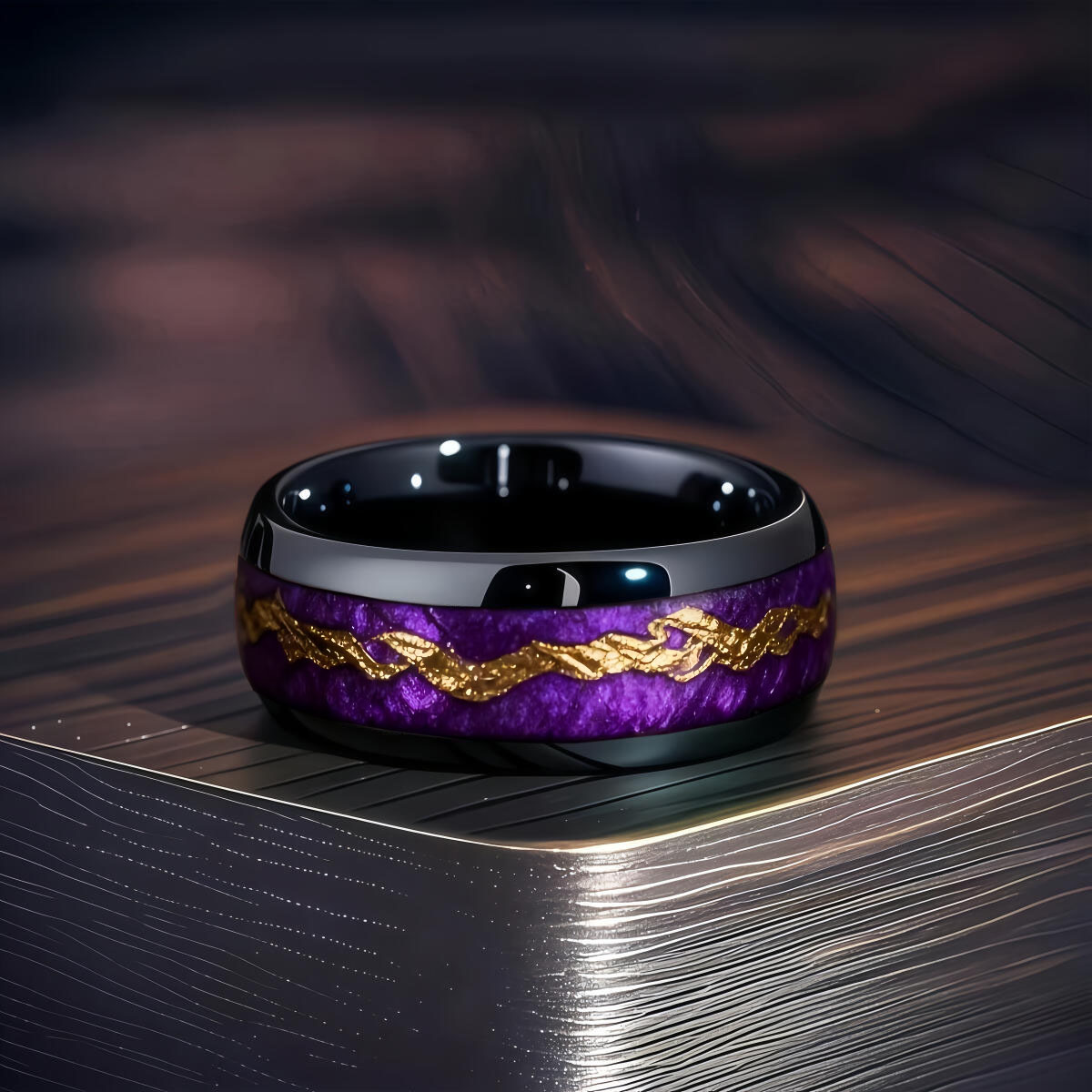 Fashion Black Men Stainless St – обзор и цена Gymnastic Ring Wood