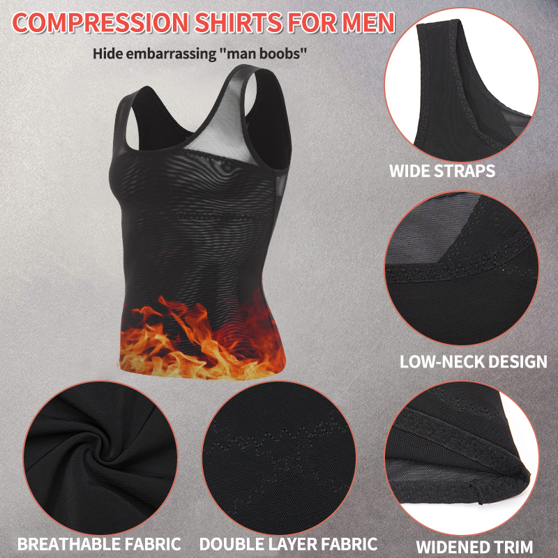 Men Shapewear Chest Compressio – обзор и цена Crossfit Weight Vest