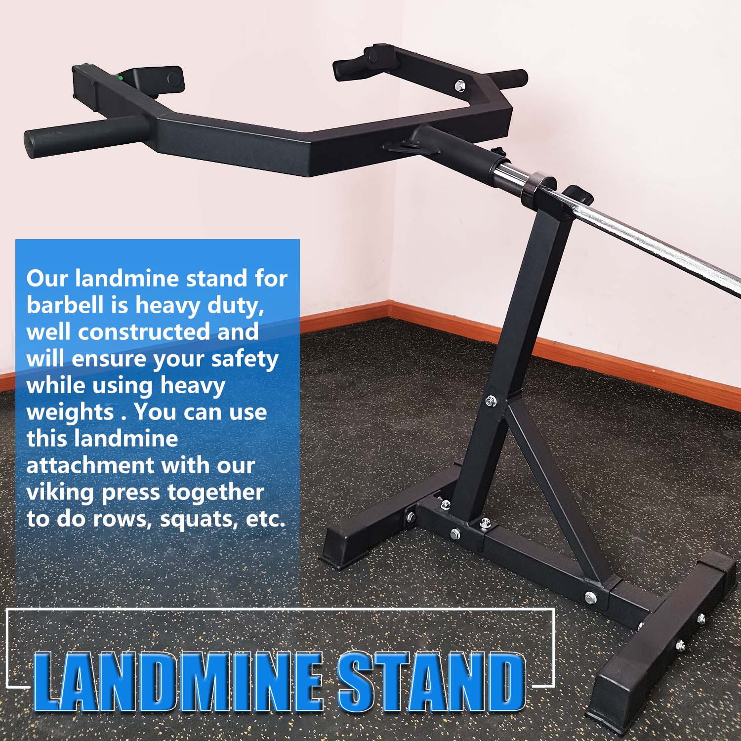 Viking Press Landmine Handle f – обзор и цена Landmine Barbell Attachment
