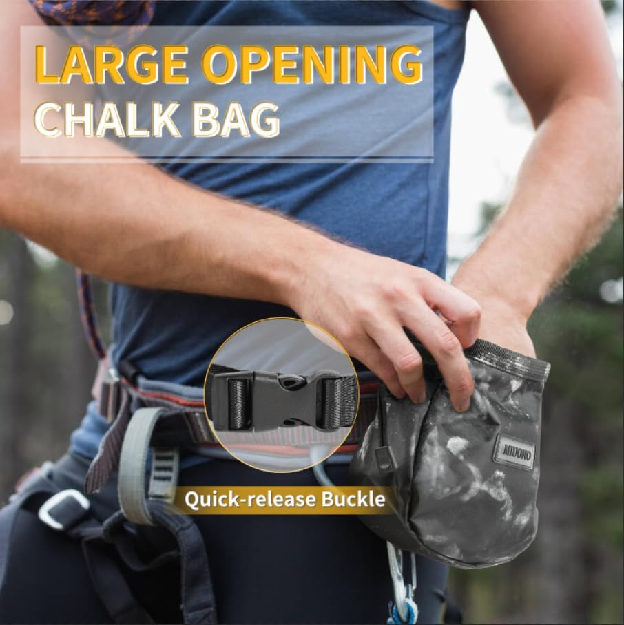 Chalk Bag for Rock Climbing, C – обзор и цена Crossfit Lifting