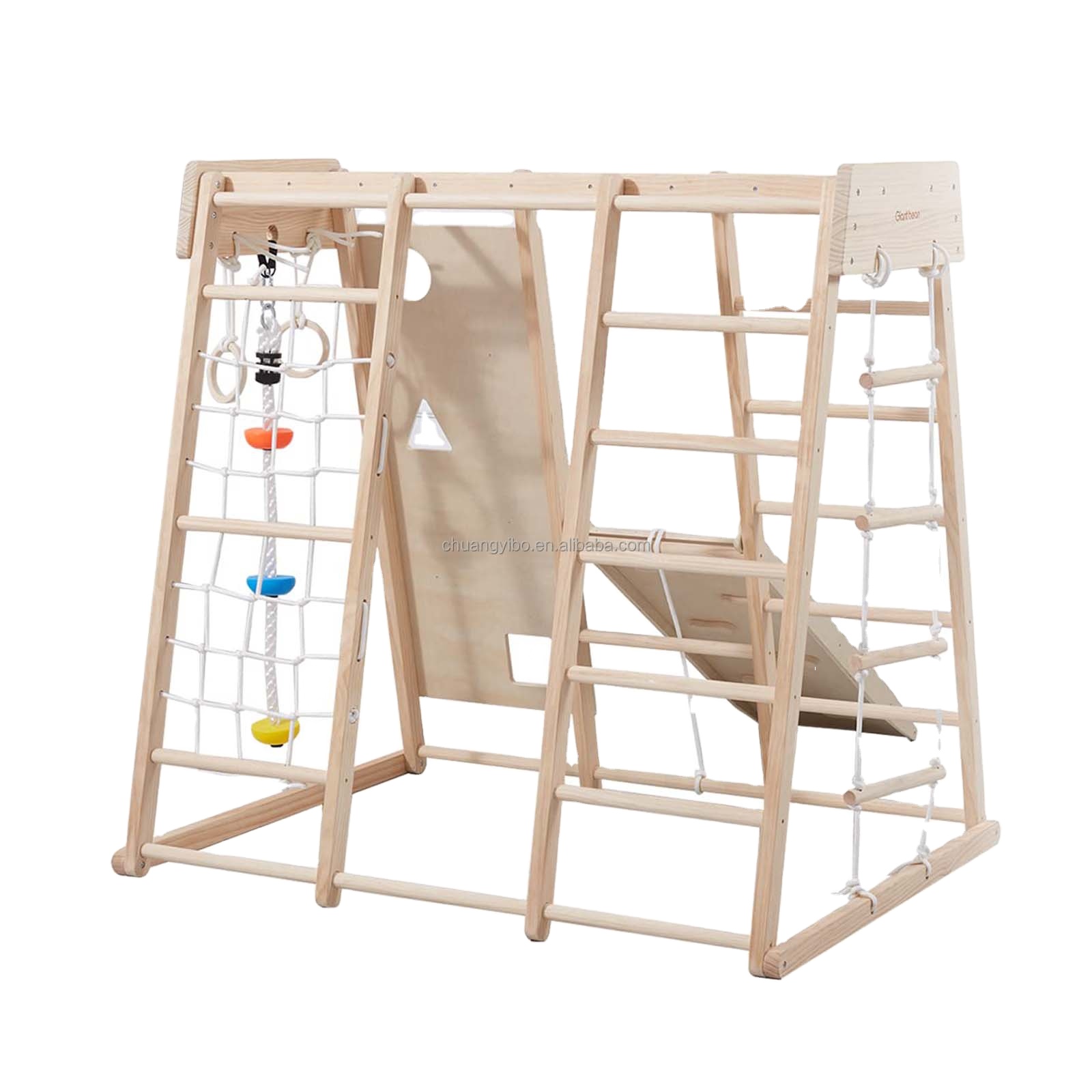 Indoor Playground Jungle Gym T – обзор и цена Gymnastic Ring Wood