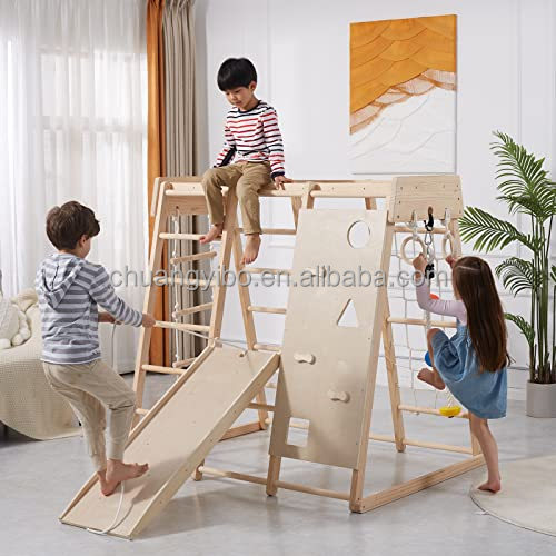Indoor Playground Jungle Gym T – обзор и цена Gymnastic Ring Wood