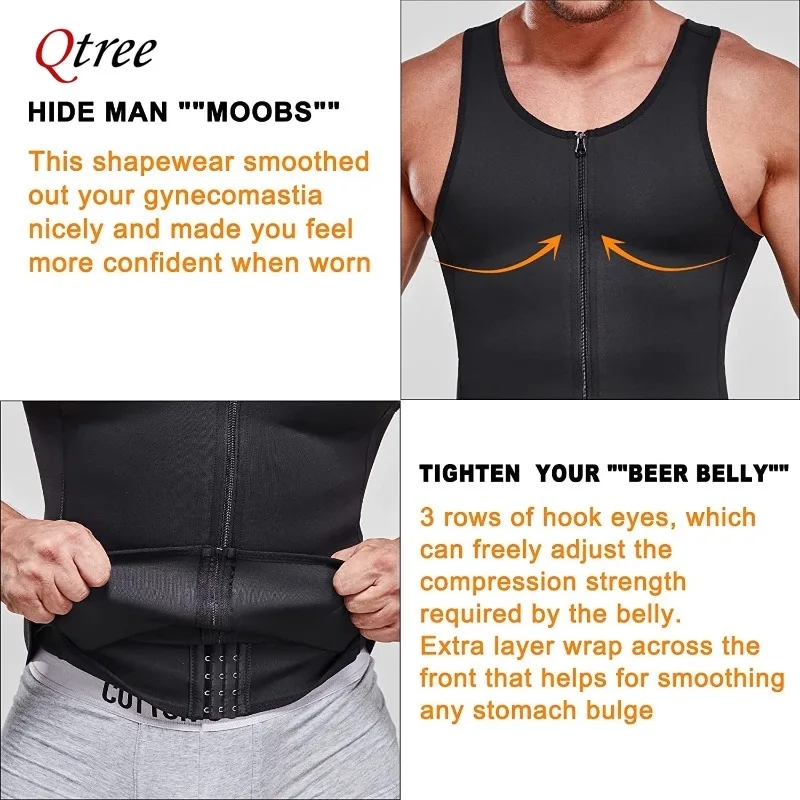 Qtree Men's Slimming Sauna Tan – обзор и цена Crossfit Weight Vest