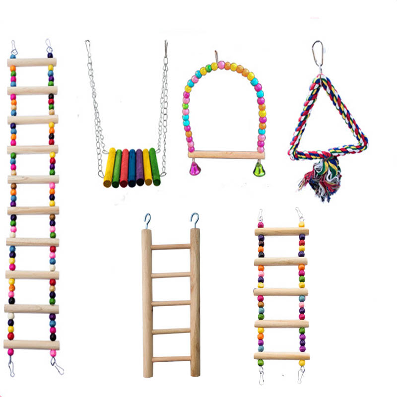 Wooden Bird Toys Small Parrot  – обзор и цена Gymnastic Ring Wood