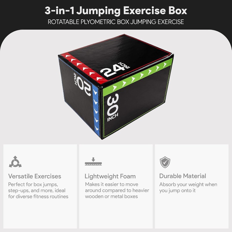 BalanceFrom 3-in-1 Foam Plyome – обзор и цена Box Jump Plyo