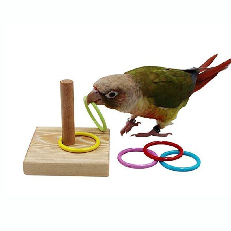 Bird Training Ring Toy Parrot  – обзор и цена Gymnastic Ring Wood