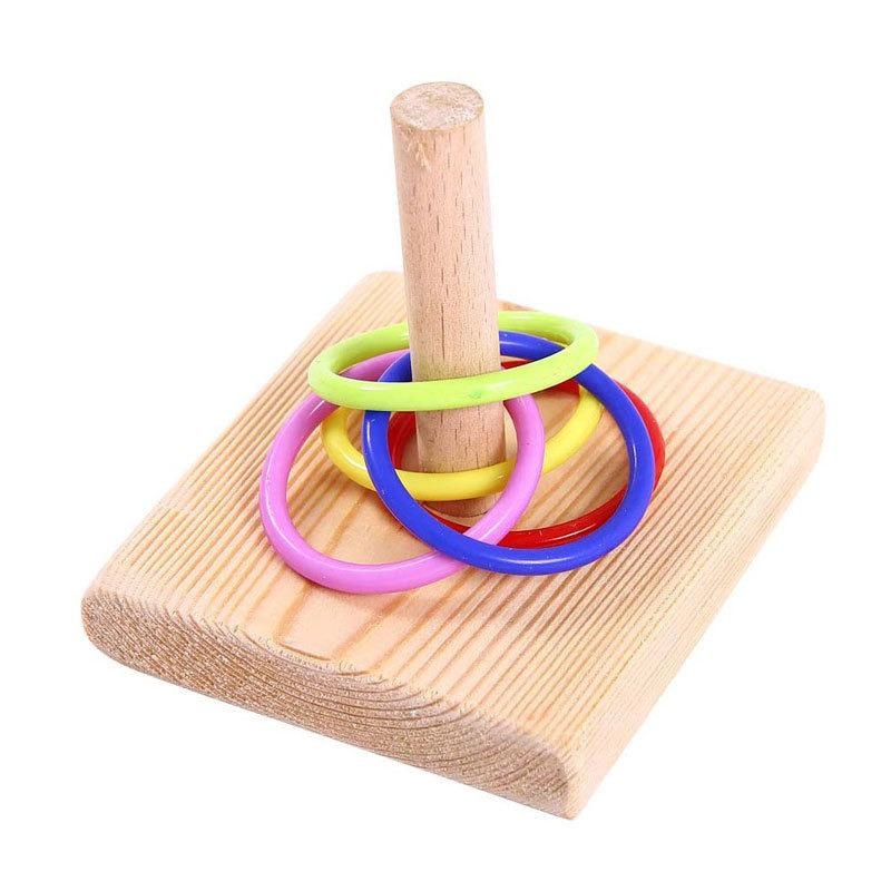 Bird Training Ring Toy Parrot  – обзор и цена Gymnastic Ring Wood