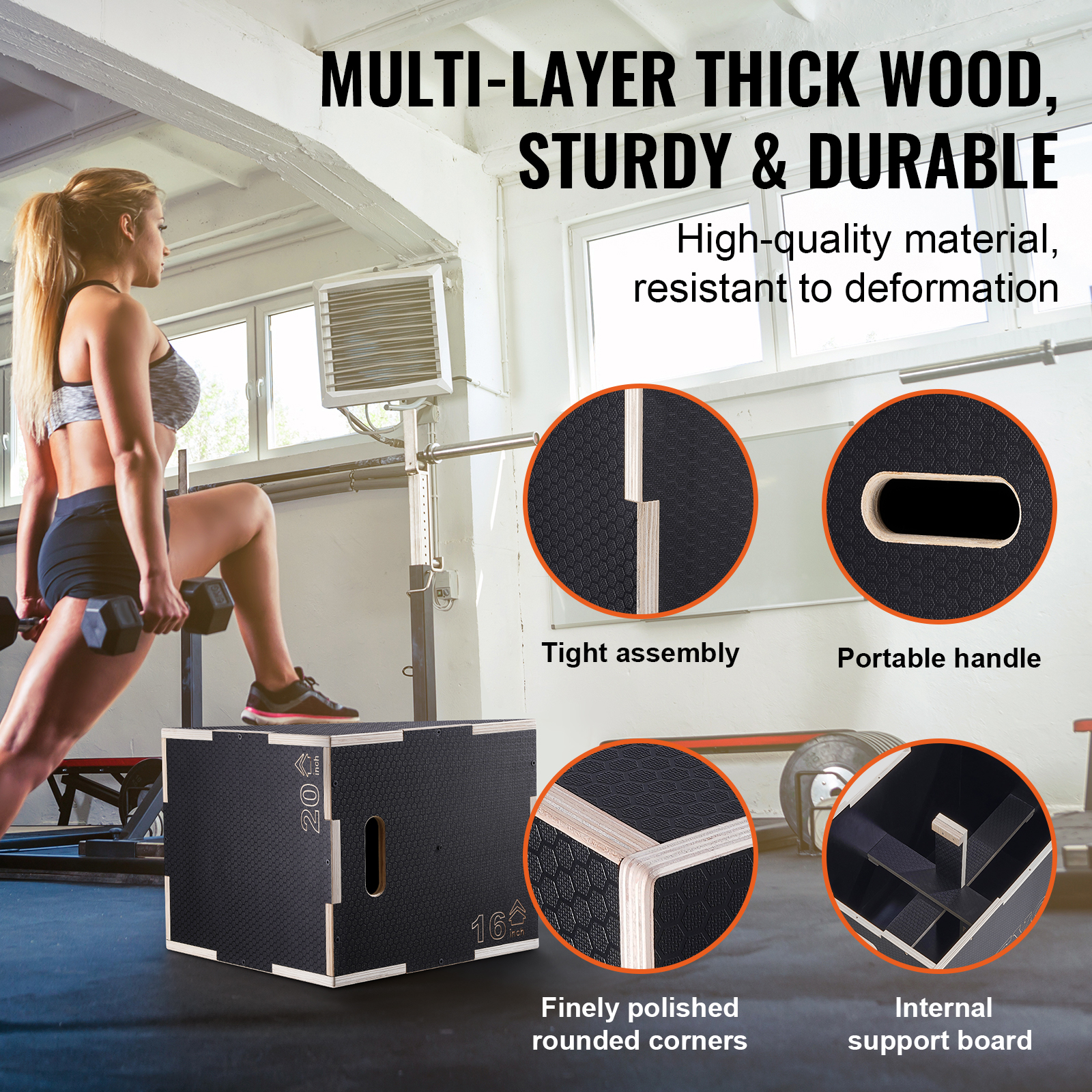 VEVOR 3 In 1 Plyometric Jump B – обзор и цена Box Jump Plyo